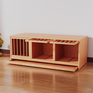 Cage de reproduction à trois portes en bois massif pour pigeons, nichoir durable, fournitures d'élevage pour pigeons de course et domestiques - Product Image 1