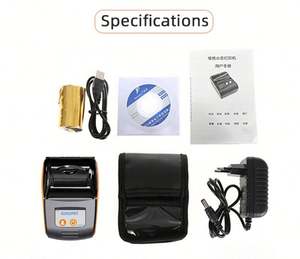 Портативный мини-термопринтер Rollo PT210 Pos 2 дюйма, восстановленный, для чеков и билетов, с Bluetooth, синий - Product Image 4