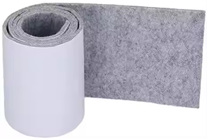 高品质100% 羊毛织物自粘拉丝图案羊毛毡胶带2毫米-3毫米厚密度计供应 - Product Image 3