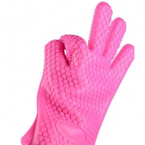 Guantes de Silicona para Horno con Cinco Dedos, Anti-Quemaduras, Aislantes para Microondas, Guantes para Hornear - Product Image 1