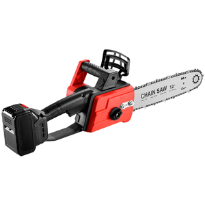 Scie à chaîne électrique sans balais 42V de 12 pouces, portative, rechargeable, à batterie lithium, pour usage industriel et bricolage, pour l'élagage du bois et du métal - Product Image 2