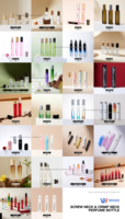 Flacons de voyage rechargeables en verre de 30 ml et 35 ml pour échantillons de parfum, d'huiles essentielles, avec vaporisateur en aluminium