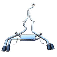 Échappement Catback pour BMW X3 X4 G01 G02 M40i B58 3.0T, silencieux en acier inoxydable avec quatre sorties et valve à commande à distance