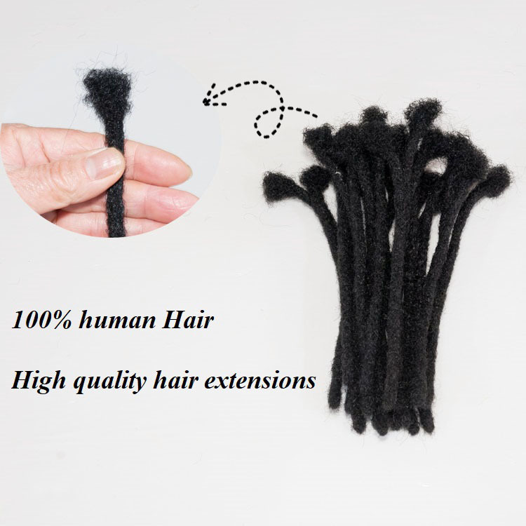 0.6 Human Hair Dreadlocks Extensions Loc Bulk Dread Lock Human Hair Wholesale Crochet Braid Hair Remy Brazilian Locs Afro Kinky Detail Section 3