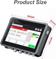 Machine de codage à jet d'encre automatique 600 dpi, codeur industriel en ligne pour lots, écran tactile LED, encre à séchage rapide pour l'impression de date/code-barres