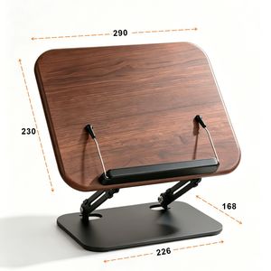 Soporte <span class=keywords><strong>de</strong></span> <span class=keywords><strong>Lectura</strong></span> <span class=keywords><strong>de</strong></span> Madera para Libros, Ajustable en Altura, Multifuncional, Plegable, para Niños, Soporte <span class=keywords><strong>de</strong></span> <span class=keywords><strong>Lectura</strong></span> <span class=keywords><strong>de</strong></span> Escritorio - Product Image 1
