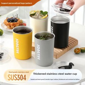 Stainless Steel Vacuum Insulated Double Layer Coffee <b>Cup</b> <b>Reusable</b> Travel Mug Custom Logo Portable Water Tumbler Leakproof - Product Image 4