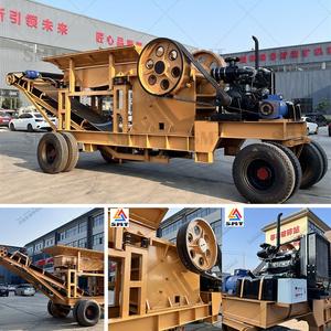 Карьер использует мобильную щековую дробилку <span class=keywords><strong>PE500X750</strong></span> с конвейерной лентой для линии дробления твердых пород. - Product Image 3