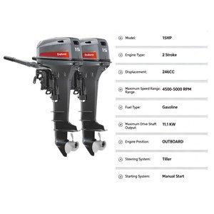 Compatible con Motor Fuera de Borda Yamaha de 15Hp y Dos Tiempos, Mantenimiento Conveniente para Negocios de Reacondicionamiento de Embarcaciones de <span class=keywords><strong>Segunda</strong></span> <span class=keywords><strong>Mano</strong></span> - Product Image 3