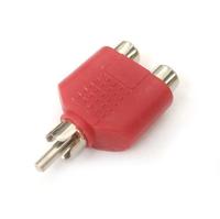 Rca Male Naar 2 Rca Female Audio Heads Stereo Interconnect Audio Adapter