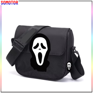 Bolso Bandolera Oxford Unisex Personalizado con Logotipo, Negro y Blanco - Product Image 1