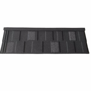 Stone Coated Metal Roof <strong>Shingles</strong> Lightweight Decorative Waterproof Fireproof Roofing Panel for Residential Villa Building - Product Image 4