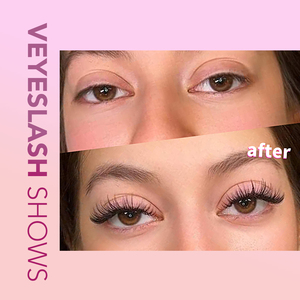 VEYES Inc. Extensions de cils <span class=keywords><strong>Camelia</strong></span> en éventail préfabriqués de haute qualité Éventails naturels à long volume et à tige courte Cils naturels faits à la main - Product Image 5