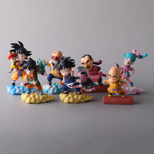 Figurines d'action XR, lot de 7 pièces, 10 cm, Dragon Son <span class=keywords><strong>Goku</strong></span>, Maître Roshi, Yamcha, Kuririn, Bulma, modèle de dessin animé, jouet en PVC - Product Image 6