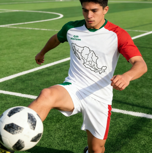 Sublimation de mode personnalisée, conception d'un ensemble de maillots de football sur mesure, maillot de football unisexe et pour enfants F05 - Product Image 4