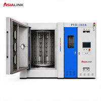 Ligne de production de revêtements AsiaLink avec PLC et pompe pour cadrans de montres, couronnes et aiguilles - Machine de revêtement sous vide automatique (PVD Ion Plating)