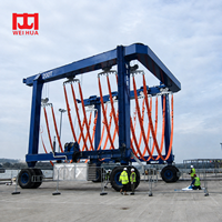 Système de pont roulant hydraulique à double poutre de 5 à 1200 tonnes pour levage de bateaux, certifié CE, pour club nautique et chantier naval