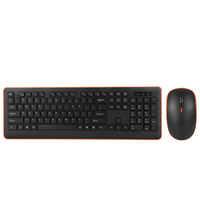 Clavier sans fil ultra-fin 2,4 G OEM et souris optique 4D, combo 104 touches, 1200 DPI, design ergonomique, ensemble 2-en-1 pour le bureau