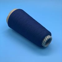 Fil mélangé polyester-coton 50/50 21S pour tissus tissés, vêtements de travail, matière première textile