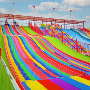 Hot Sale Amusement Park <strong>Rides</strong> Outdoor Colorful Slides Activities Slide <strong>World</strong> Climbing Combination Kids Plastic Slide - Product Image 4