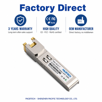 Module émetteur-récepteur optique SFP 10/100/1000 BASE-T, routeur, commutateur, port électrique GLC-T, cuivre RJ45 100M