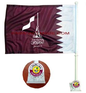 Катар Автомобильный флаг для национального дня рекламные подарки - Product Image 3