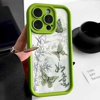 Coques de Téléphone Antichoc Luxe Papillons pour iPhone 17 Air 16 15 Plus Pro Max 14 13 12 11 X – Housse Arrière Protectrice Personnalisée