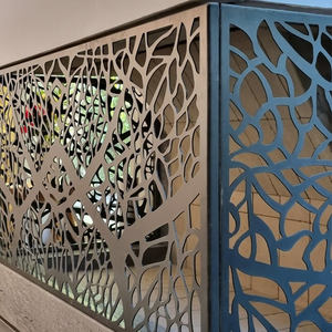 Панели забора из оцинкованной стали/алюминиевого сплава, изготовленные методом лазерной резки. Перила для балконов и ограждений. - Product Image 1