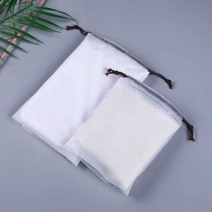 Sac de rangement en EVA givré pour serviettes et chaussettes, sac de voyage en plastique PE avec impression sérigraphiée pour événements sportifs, vente en gros - Product Image 6