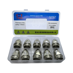 Nhà Máy Bán buôn chuyên nghiệp Plasma cắt ngọn đuốc khác nhau thông số kỹ thuật P80 vòi phun và điện cực - Product Image 6