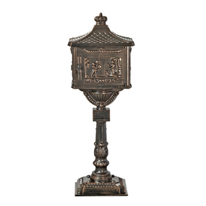 <span class=keywords><strong>Boîte</strong></span> <span class=keywords><strong>aux</strong></span> <span class=keywords><strong>lettres</strong></span> de bureau en aluminium thermolaqué, haute résistance, capacité 10L, avec serrure à clé - Product Image 3