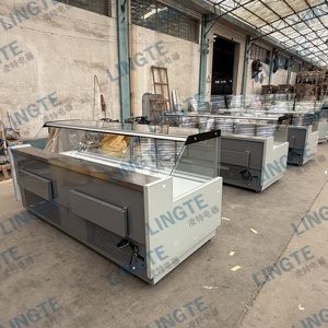 Nhà máy bán hàng trực tiếp của các cửa hàng thịt siêu thị hải sản hiển thị trường hợp thương mại tủ lạnh hiển thị tủ lạnh. - Product Image 2