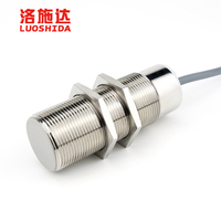 Capteur de proximité capacitif M30, interrupteur DC 10-30V, capteur cylindrique réglable en laiton nickelé