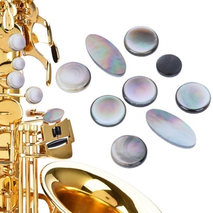 Ensemble <span class=keywords><strong>de</strong></span> 9 boutons <span class=keywords><strong>de</strong></span> saxophone noir et blanc, accessoires pour instruments <span class=keywords><strong>de</strong></span> musique - Product Image 3