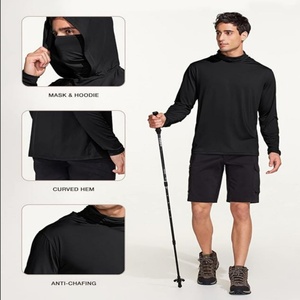 Camisa de Pesca para Hombre, de Secado Rápido, Transpirable, Deportiva, con Camuflaje, Tallas Grandes, Sudadera con Capucha y Máscara - Product Image 2