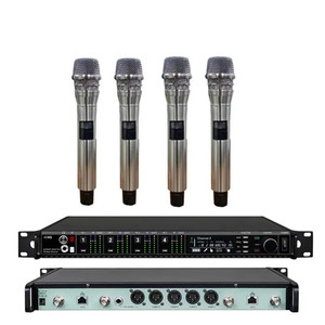 Micrófono Inalámbrico UHF de 4 Canales Ad4q para Actuaciones en Escenario, Micrófono <span class=keywords><strong>Profesional</strong></span> de 4 Canales para Conferencias, Micrófonos Axient - Product Image 1
