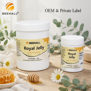 BEEHALL <span class=keywords><strong>Gelée</strong></span> <span class=keywords><strong>royale</strong></span> fraîche Fabricant OEM Emballage personnalisé Marque privée Produit naturel d'abeille - Product Image 2