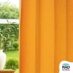 Rideaux d'extérieur haut de gamme imperméables jaunes au design contemporain vibrant pour patios, balcons et espaces de jardin - Product Image 4