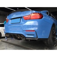 Diffuseur de pare-chocs arrière en fibre de carbone M4 pour BMW F80 M3 F82 F83 M4 2015 - 2019