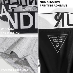 Biểu Tượng Tùy Chỉnh Phong Cách Cơ Bản Của Nam Giới Thoáng Khí Giữa-Rise Tóm Tắt Và Võ sĩ Dệt Kim Cotton Ropa Nội Thất Para Hombres Của Nam Giới Knickers - Product Image 6