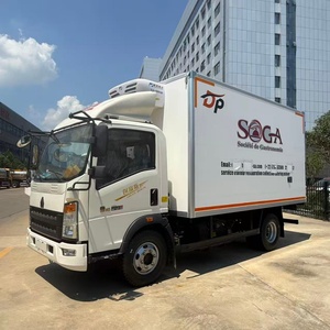 Precio de Fábrica, Camión Refrigerado HOWO 4x2, Camión Frigorífico para Alimentos, Camiones de Transporte Refrigerados en Venta - Product Image 1