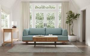 Conjunto de Sofás Modernos de Lujo en Madera Sólida de Sheesham, Sofás Elegantes para Sala de Estar, Cómodos, Duraderos y Perfectos - Product Image 5