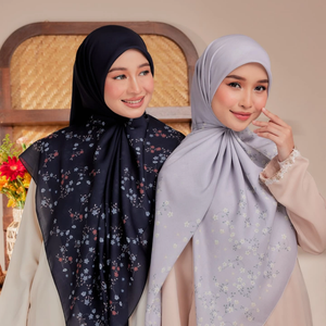 ผ้าคลุมหน้ามุสลิมสำหรับผู้หญิงฮิญาบมาเลเซียผ้าคอตตอนพรีเมียมพิมพ์ลายฤดูร้อน - Product Image 2