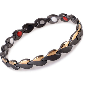 Bracelet magnétique, Bracelet de soins de santé magnétique détachable Oem/ODM de haute qualité à la mode en hématite pour homme - Product Image 1
