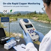 Testeur portable de la qualité de l'eau en cuivre TR-718H, analyseur de métaux lourds pour la surveillance d'urgence des eaux usées