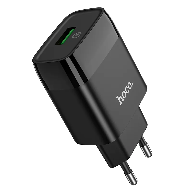 Hoco C72Q Glorious single port QC3.0 fast charge charger for EU plug