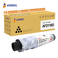 Cartucho de Impresora ASSEEL AF2110D Negro, Tóner Compatible de Alta Calidad, Compatible con Ricoh Aficio 220/270/AP2700/AP3200 Lanier