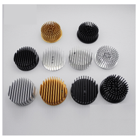 Disipador de calor de luz descendente LED Pin de forja en frío Aleta de aluminio anodizado Extuded Track Light Cooler Black AL1050 AL1070 Tipo de producto