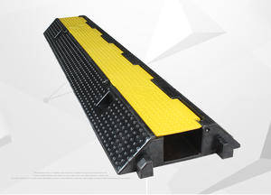 Dissuasori per Cavi Elettrici da Esterno, Canalina in Plastica Giallo+Nero, Striscia di Decelerazione con Valutazione di Velocità 30, Piastra di Crimpatura - Product Image 5