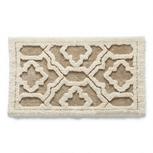 Alfombrillas de Baño de Lujo, de Algodón Puro, con Diseño Floral, Ecológicas, Duraderas, Hechas a Máquina, Venta al Por Mayor - Product Image 1